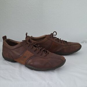 Born Men's Brown Leather Sneakers